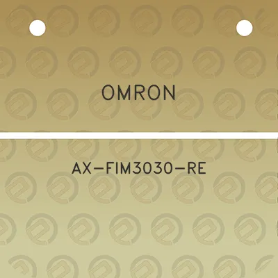 omron-ax-fim3030-re