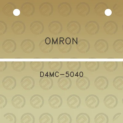 omron-d4mc-5040