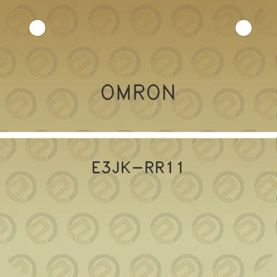 omron-e3jk-rr11