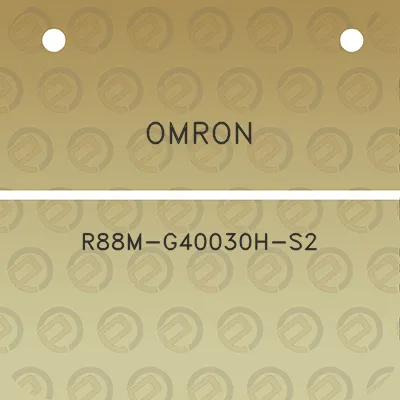 omron-r88m-g40030h-s2