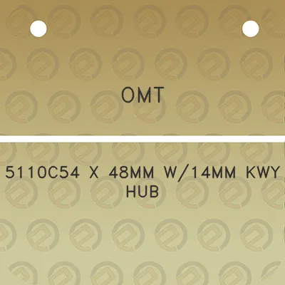 omt-5110c54-x-48mm-w14mm-kwy-hub