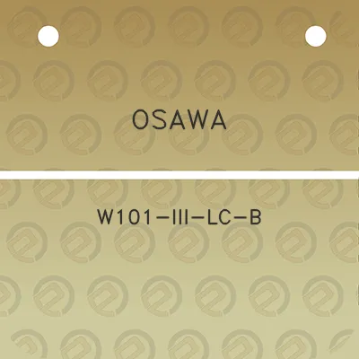 osawa-w101-iii-lc-b