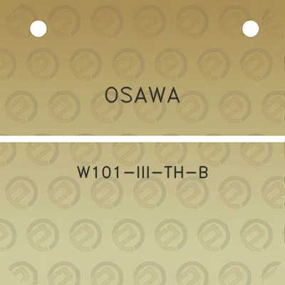 osawa-w101-iii-th-b