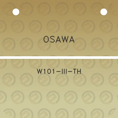 osawa-w101-iii-th