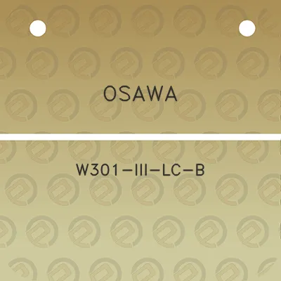 osawa-w301-iii-lc-b
