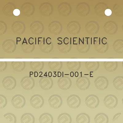 pacific-scientific-pd2403di-001-e