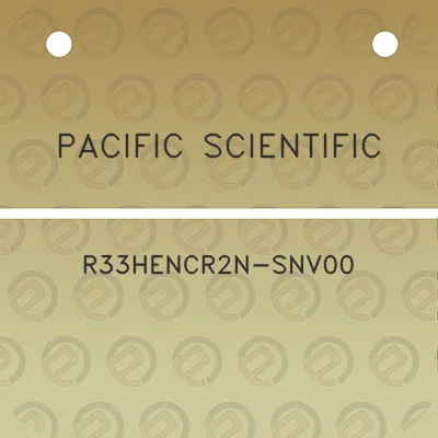 pacific-scientific-r33hencr2n-snv00