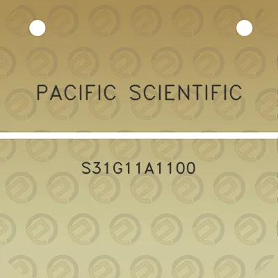 pacific-scientific-s31g11a1100