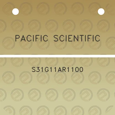 pacific-scientific-s31g11ar1100