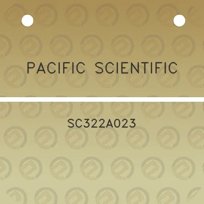 pacific-scientific-sc322a023