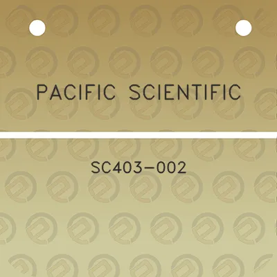 pacific-scientific-sc403-002