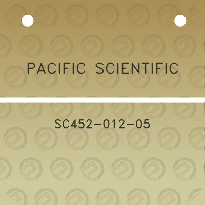 pacific-scientific-sc452-012-05