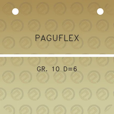 paguflex-gr-10-d6