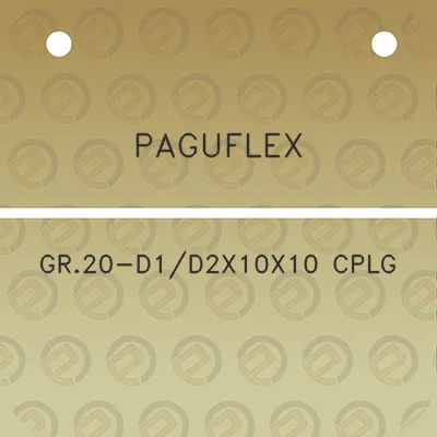 paguflex-gr20-d1d2x10x10-cplg