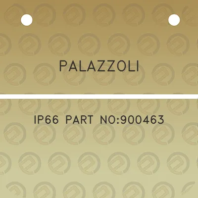 palazzoli-ip66-part-no900463