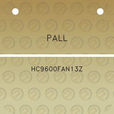 pall-hc9600fan13z