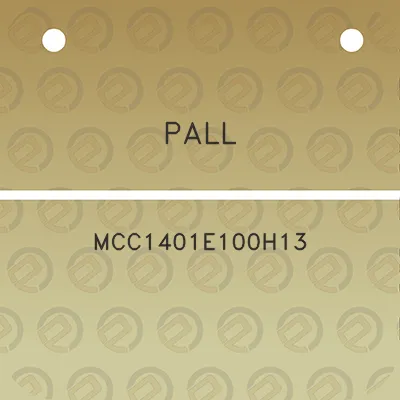 pall-mcc1401e100h13