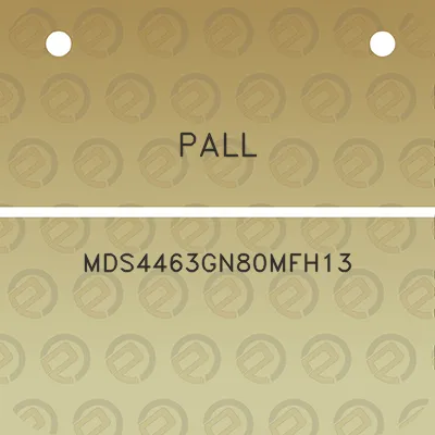 pall-mds4463gn80mfh13