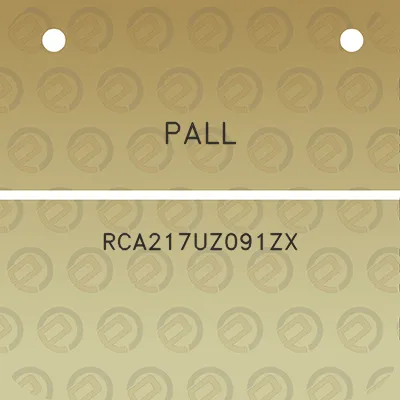 pall-rca217uz091zx