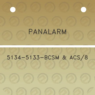 panalarm-5134-5133-bcsm-acs8