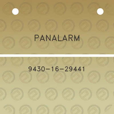 panalarm-9430-16-29441