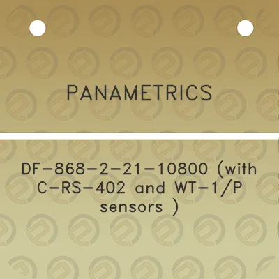 panametrics-df-868-2-21-10800-with-c-rs-402-and-wt-1p-sensors