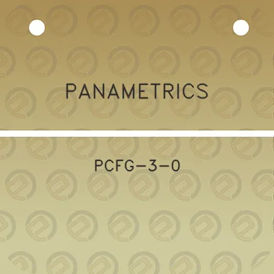 panametrics-pcfg-3-0