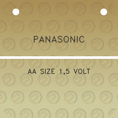 panasonic-aa-size-15-volt