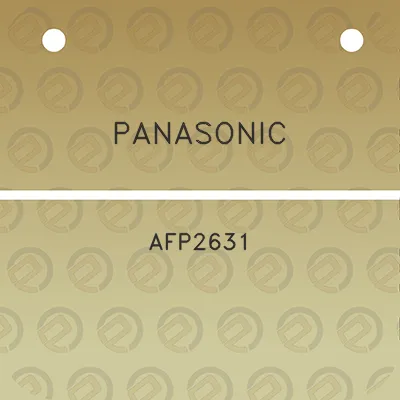 panasonic-afp2631