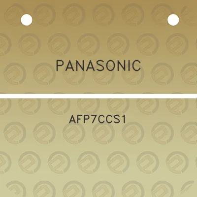 panasonic-afp7ccs1