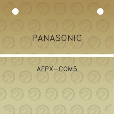 panasonic-afpx-com5