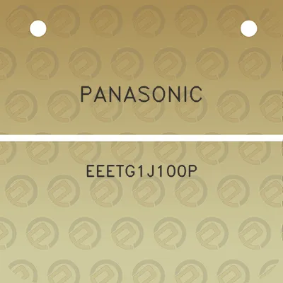 panasonic-eeetg1j100p