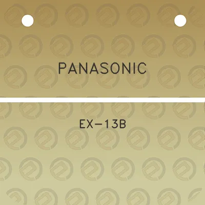 panasonic-ex-13b