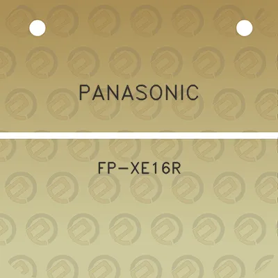 panasonic-fp-xe16r