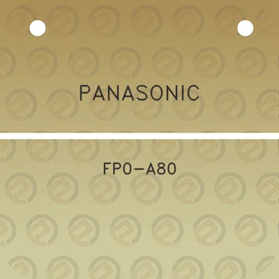 panasonic-fp0-a80