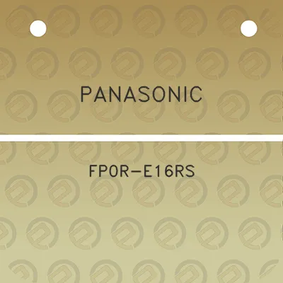 panasonic-fp0r-e16rs