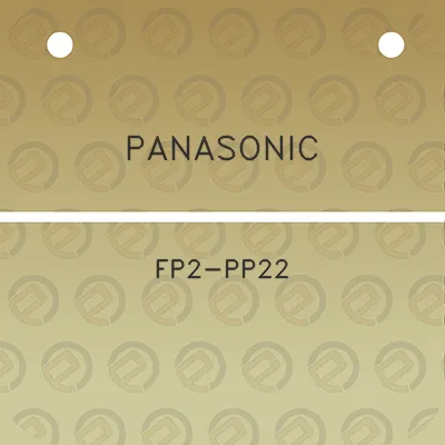 panasonic-fp2-pp22