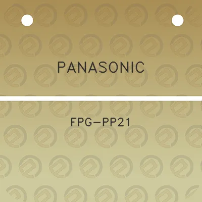 panasonic-fpg-pp21