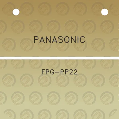 panasonic-fpg-pp22