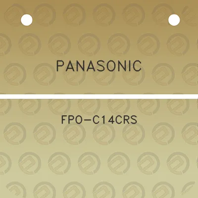 panasonic-fpo-c14crs