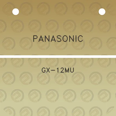 panasonic-gx-12mu