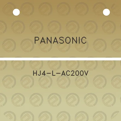 panasonic-hj4-l-ac200v