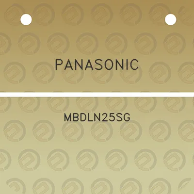 panasonic-mbdln25sg