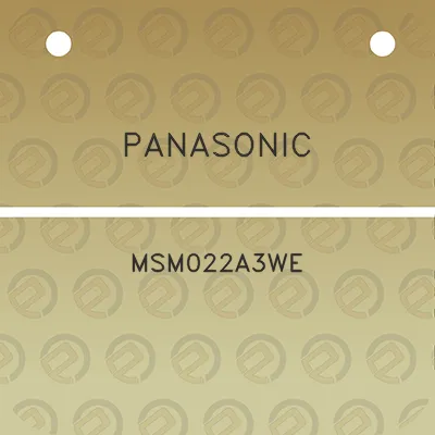 panasonic-msm022a3we