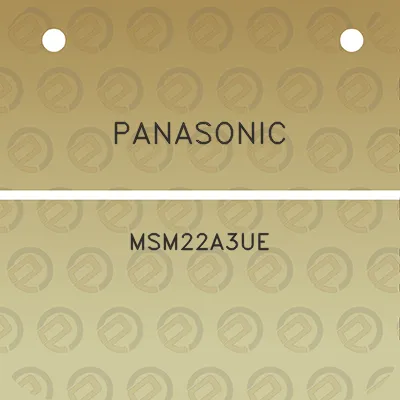 panasonic-msm22a3ue