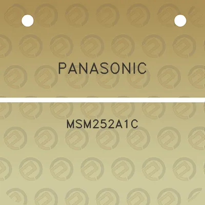 panasonic-msm252a1c