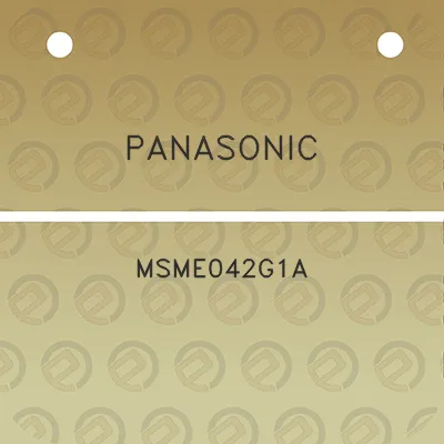 panasonic-msme042g1a