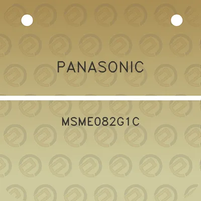 panasonic-msme082g1c