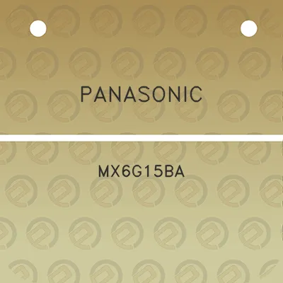 panasonic-mx6g15ba