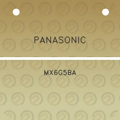 panasonic-mx6g5ba